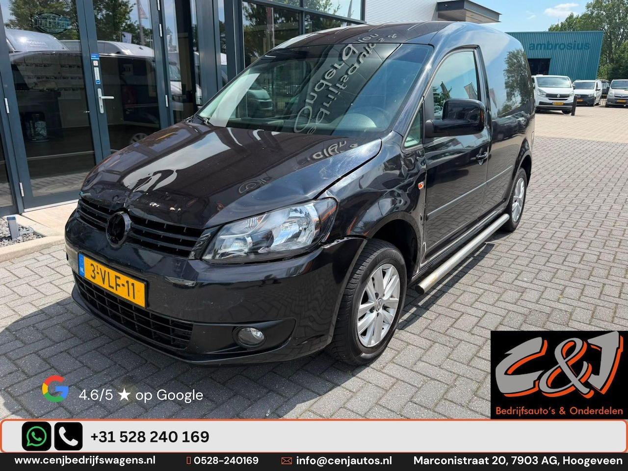 Volkswagen Caddy - 1.6 TDI voorschade, airco, navi, marge - AutoWereld.nl