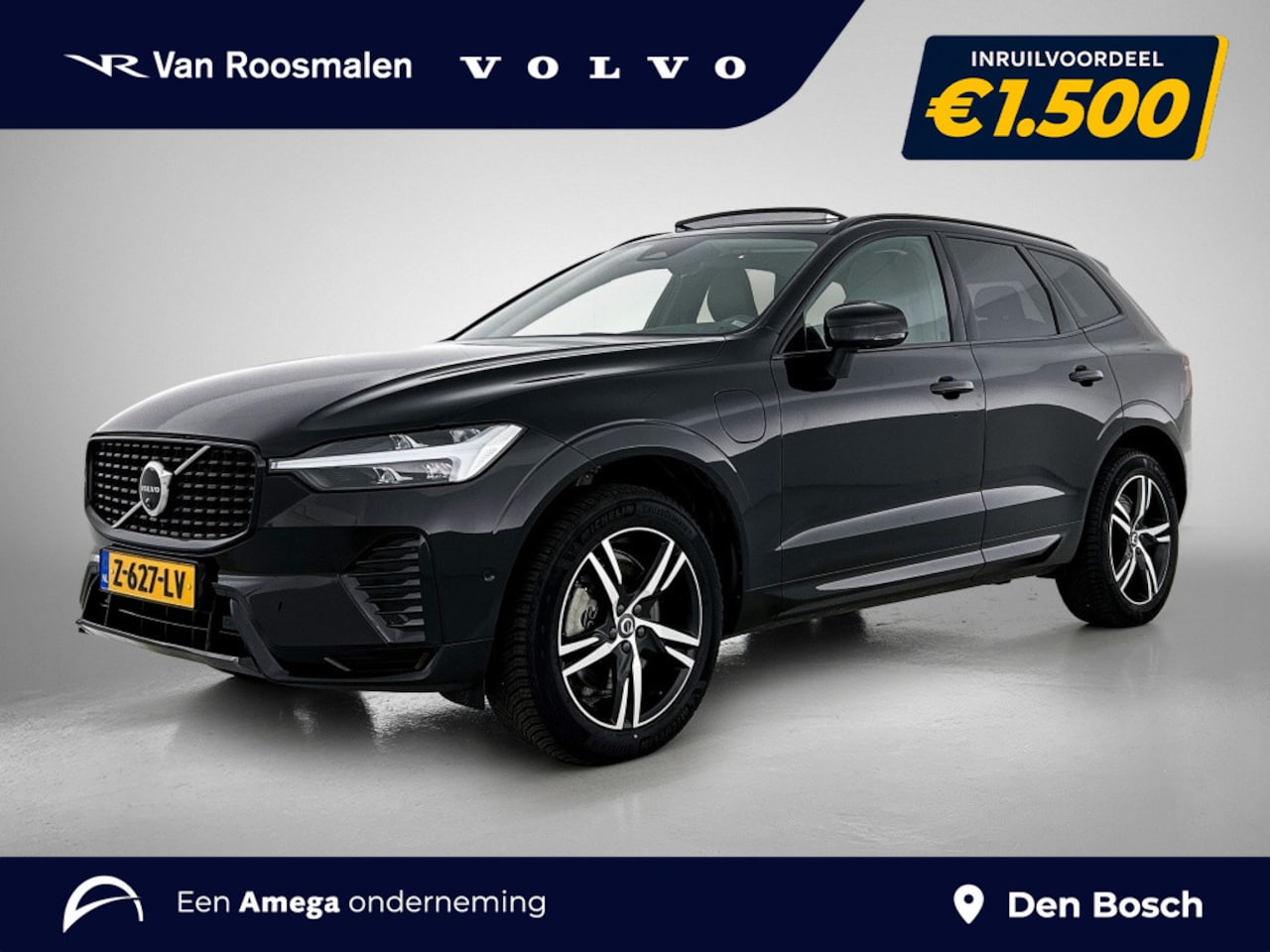 Volvo XC60 - 2.0 T6 AWD Plus Dark | Panorama dak | 360 Camera | Leder | Rijkl - AutoWereld.nl