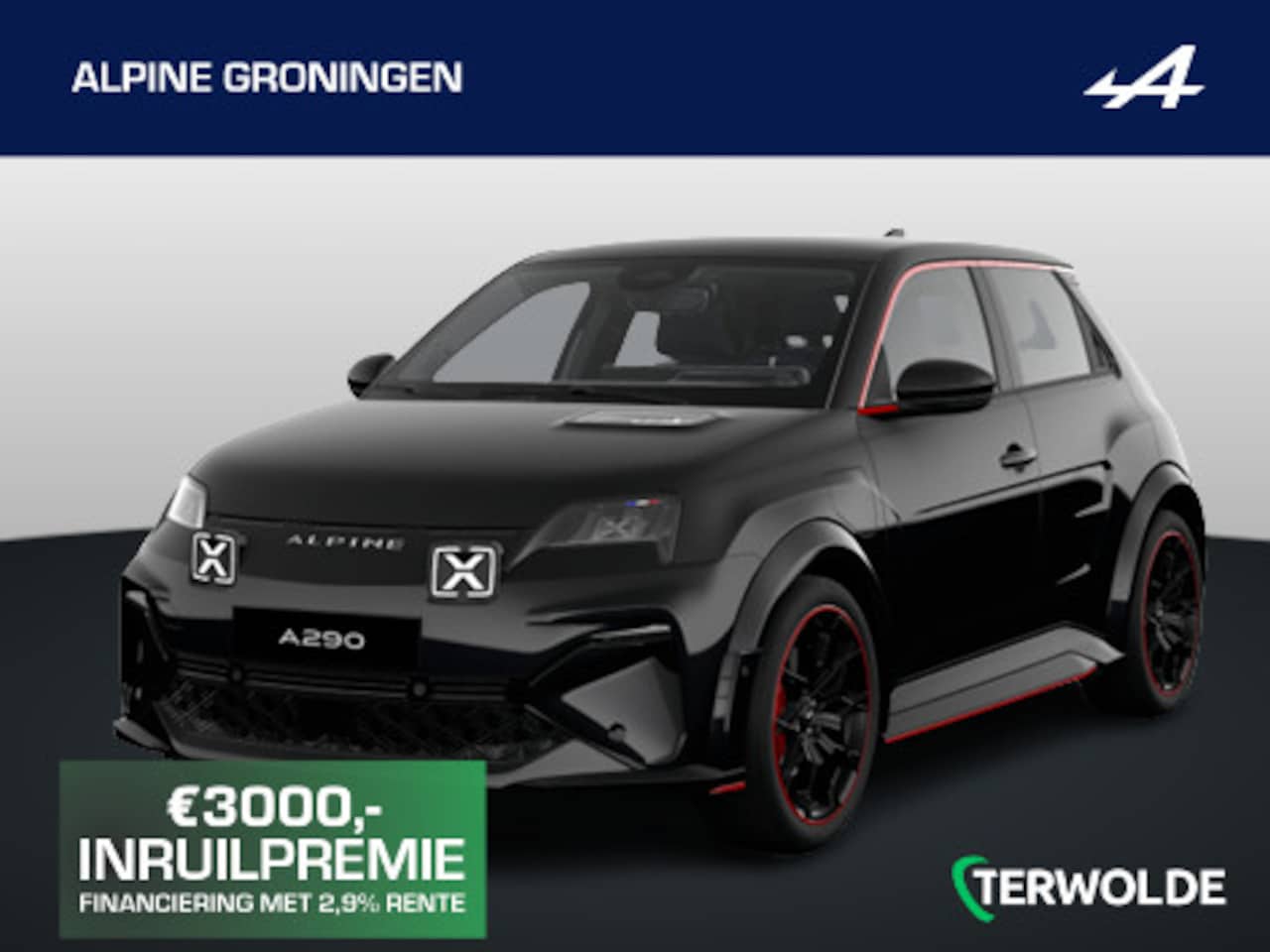 Alpine A290 - GT 52 kWh | Pack Driving | Signature Rouge | Blind spot warning & intervention - AutoWereld.nl