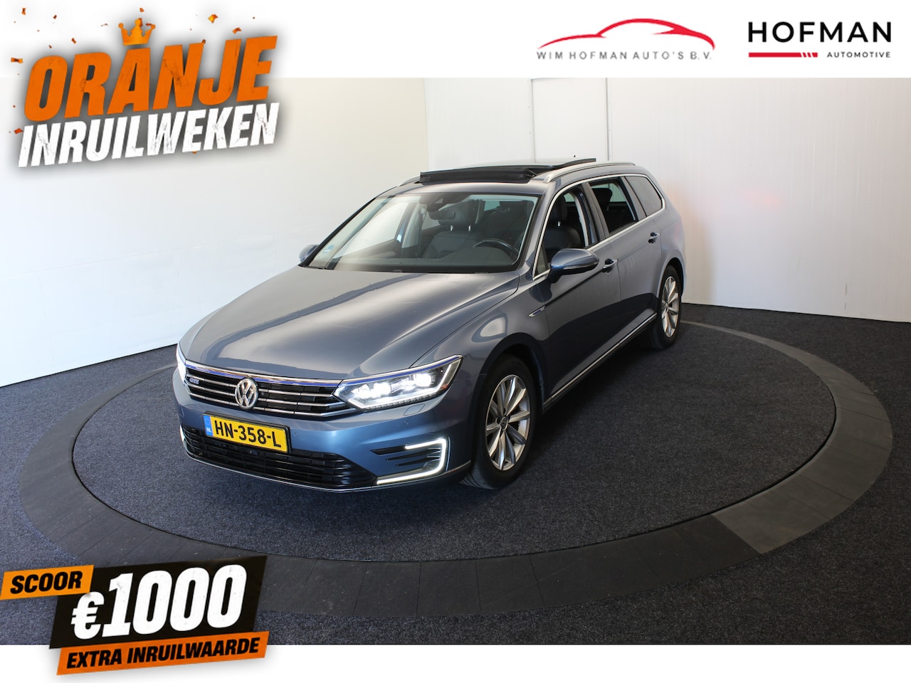 Volkswagen Passat Variant - GTE Highl el trekh Pano Leer Virtual Camera Dodeh det Dealer onderhouden rvs deukje - AutoWereld.nl