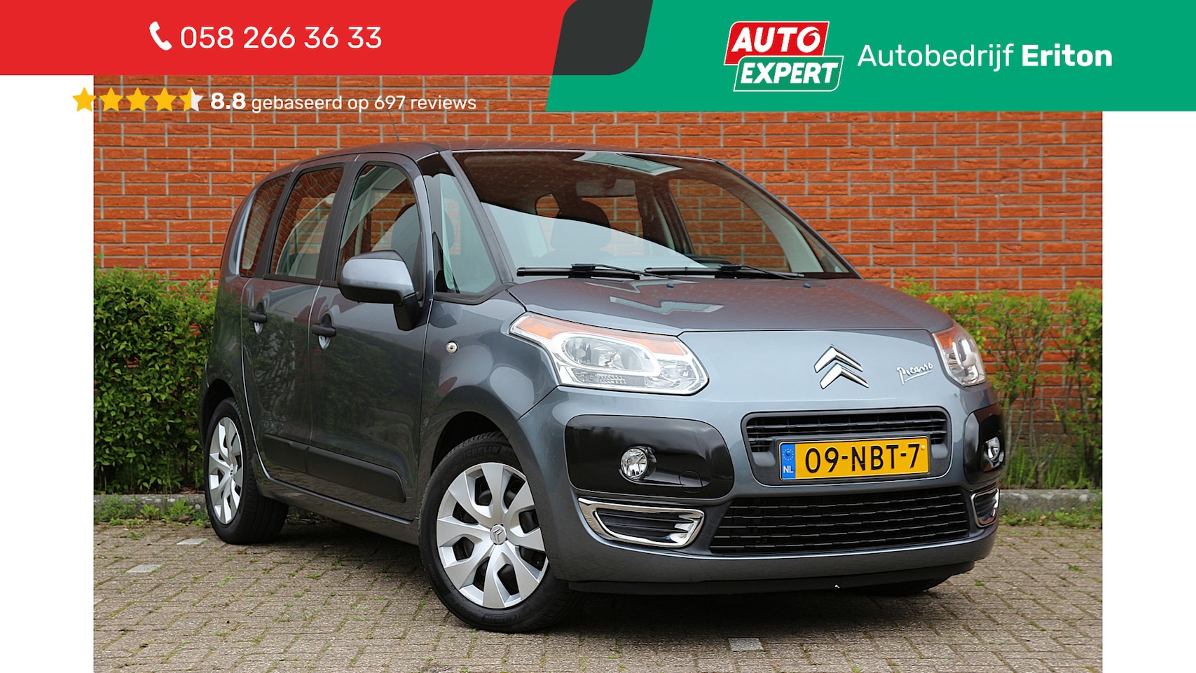 Citroën C3 Picasso - 1.6 VTi 120pk Aura | NL-auto | 5 deuren | Airco | Cruise control | Elek. ramen | Centr. de - AutoWereld.nl