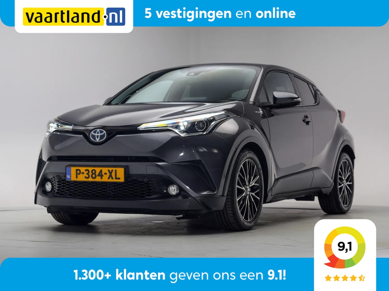 Toyota C-HR - 1.8 Hybrid Executive Sport [ Leder Adapt.cruise Camera Stoelverwarming Navi ] - AutoWereld.nl