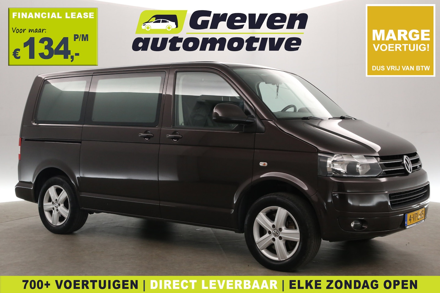 Volkswagen Transporter - 2.0 TDI L1H1 180PK | Marge | Automaat | Airco | Cruise | Trekhaak | Navi | Parkeersens. - AutoWereld.nl