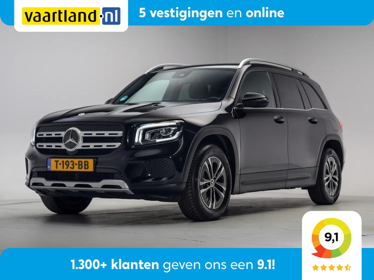 Mercedes-Benz GLB - 180 Business Line 7p. Aut. [ Navi Leder Camera Stoelverwarming ] - AutoWereld.nl