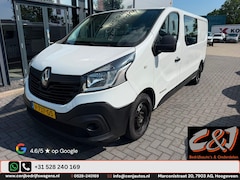 Renault Trafic - 1.6 dCi T29 L2H1 Comfort Energy Dubbelcabine, zijschade, airco, cruise, navi, MARGE
