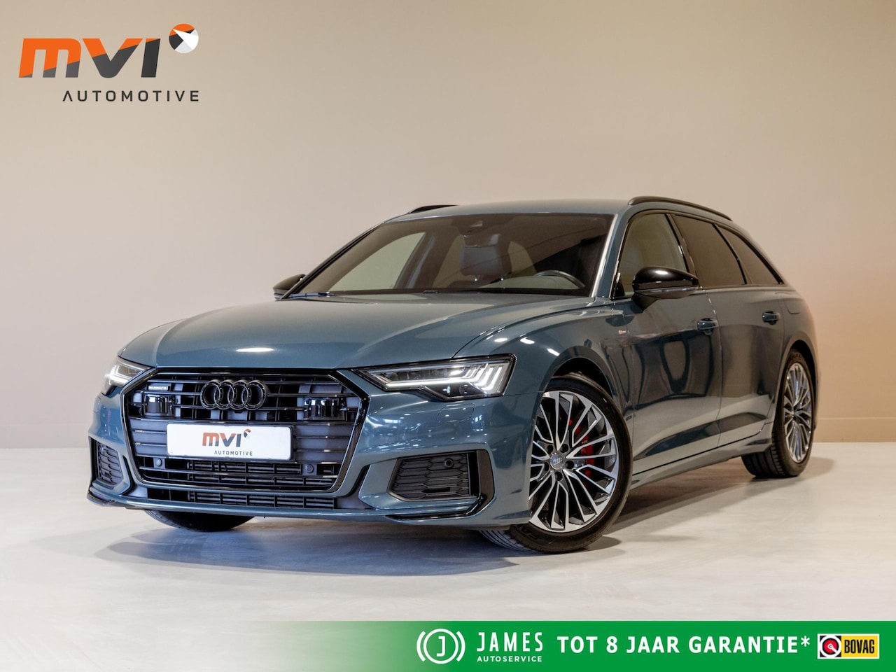 Audi A6 Avant - 55 TFSI e quattro 3x S-Line Competition SOH 93% / 367pk / Trekhaak / B&O / Dodehoek herken - AutoWereld.nl
