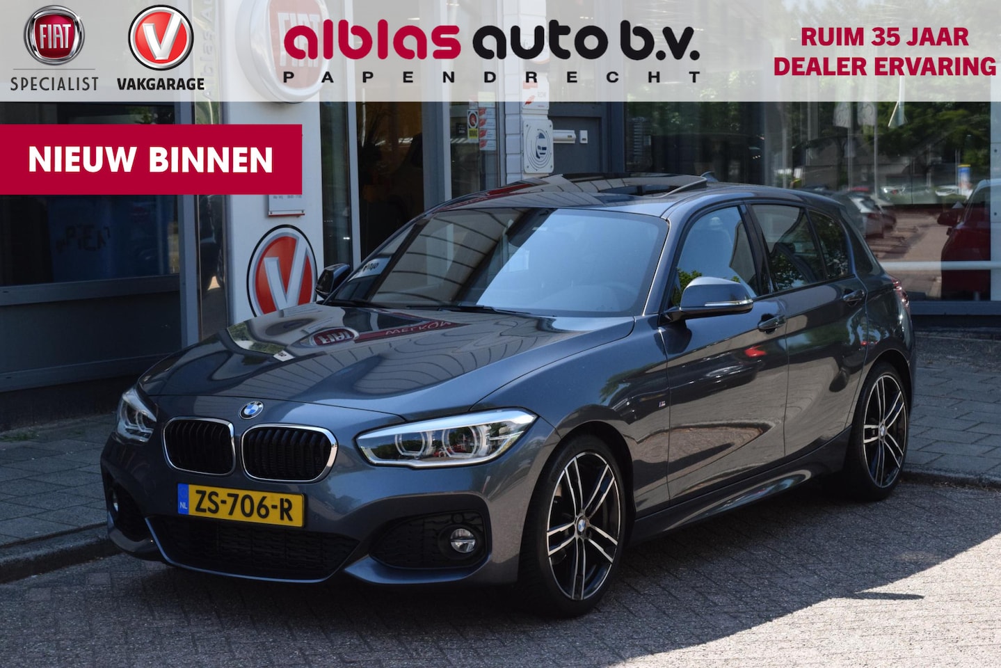 BMW 1-serie - 118i M Sport Edition|Dak|Carplay|Leer|Dealero.h. - AutoWereld.nl