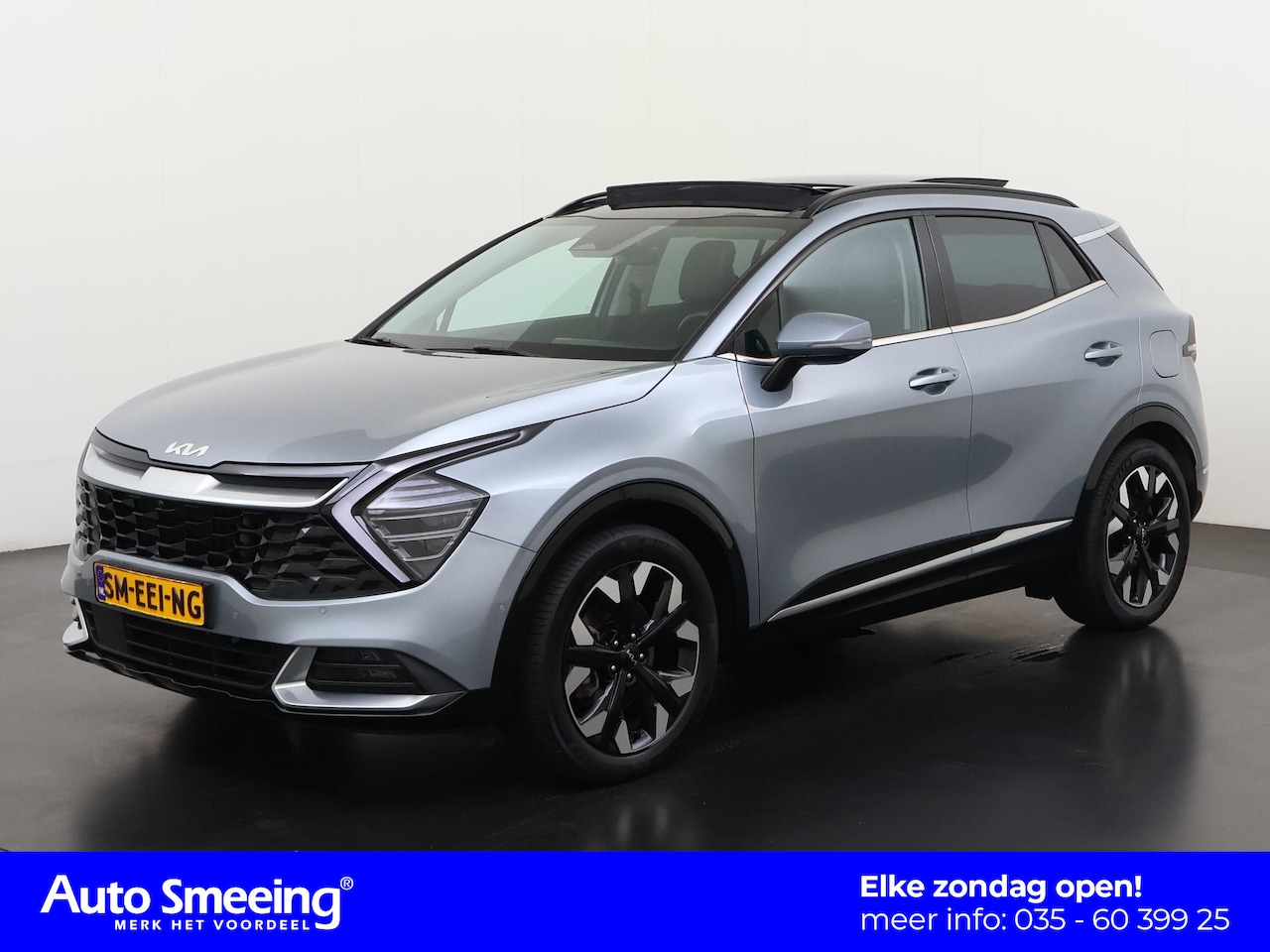 Kia Sportage - 1.6 T-GDi Plug-in Hybrid AWD DynamicPlusLine | Panoramadak | Stoelventilatie | Leder | Zon - AutoWereld.nl
