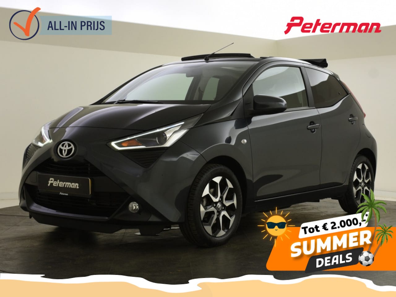 Toyota Aygo - 1.0 VVT-i x-joy cabrio | Carplay | Climatronic | DAB - AutoWereld.nl