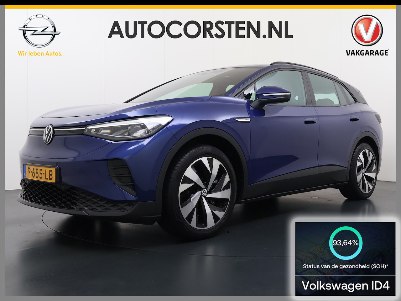 Volkswagen ID.4 - Pro 82kWh SOH 93% Adap.Cruise Camera Stuur+Stoelverwarming 3-Zone Ecc Navi Apple Carplay A - AutoWereld.nl