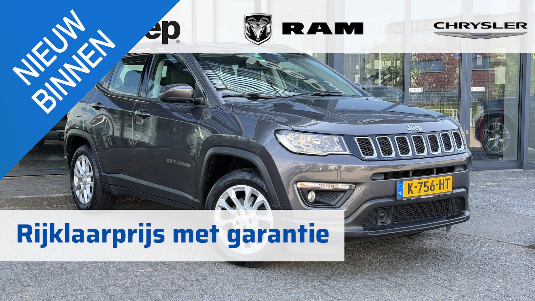 Jeep Compass - 1.3T Longitude | Dealerauto | Rijklaarprijs - AutoWereld.nl