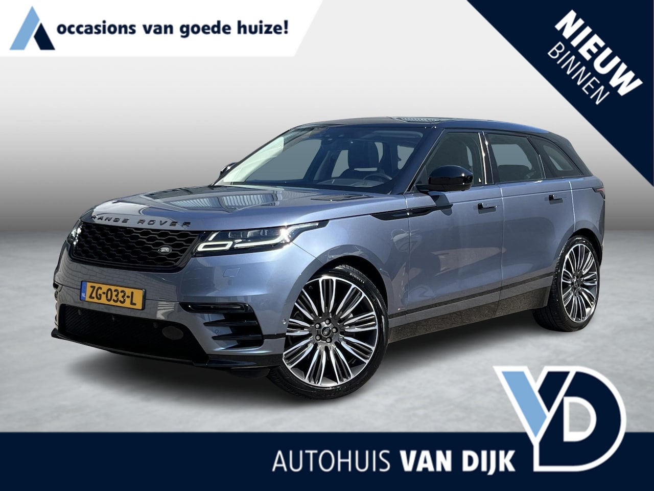 Land Rover Range Rover Velar - 2.0 P300 Turbo AWD R-Dynamic HSE | NL Auto/1e Eig./Voll.Historie.Navi/Leder/Pano.Dak/Head- - AutoWereld.nl
