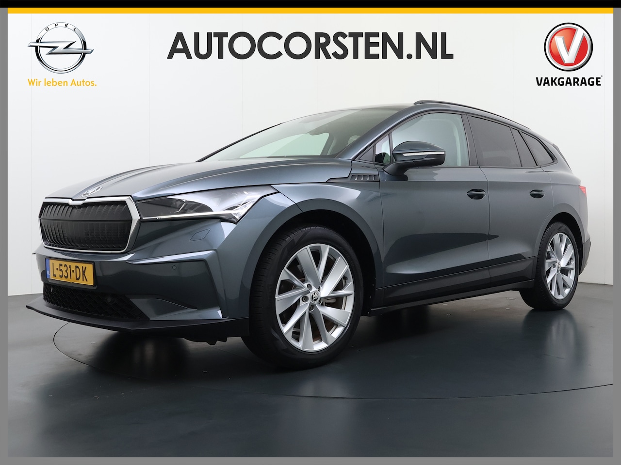Skoda Enyaq iV - 60 First Edition SOH 92% Adap.Cruise Camera Elek.Stoel+Memory Stoel+Stuurverwarming 3-Zone - AutoWereld.nl