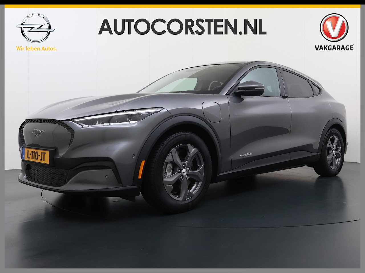 Ford Mustang Mach-E - RWD 75kWh Panoramadak 360°Camera Adap.Cruise B&O®-Hifi Leder+Memory SOH 93% Stoel+Stuurver - AutoWereld.nl