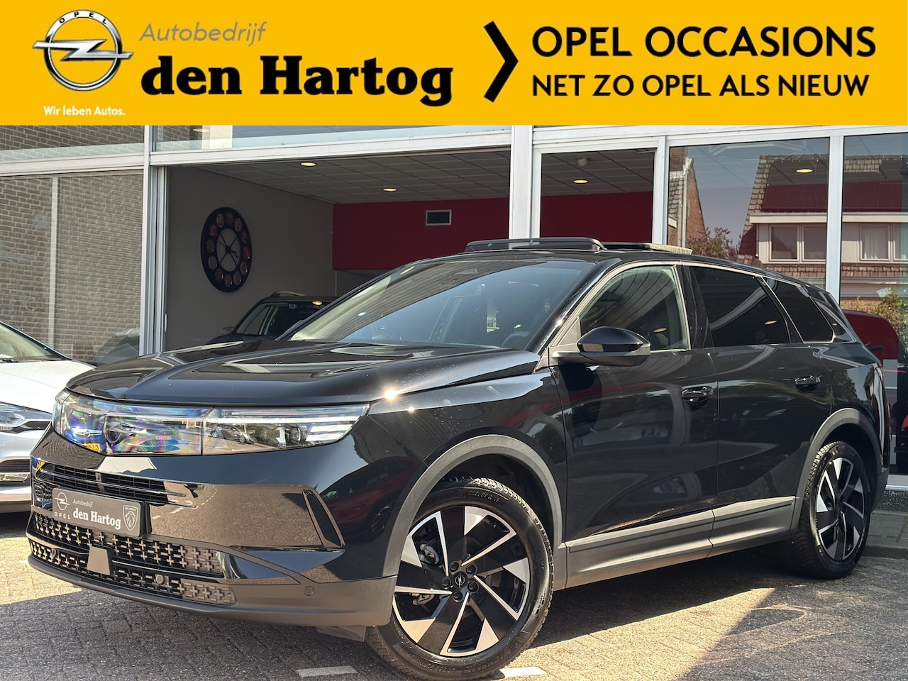 Opel Grandland - 1.2 Turbo Hybrid GS Panorama Dak/Leder+massage. - AutoWereld.nl