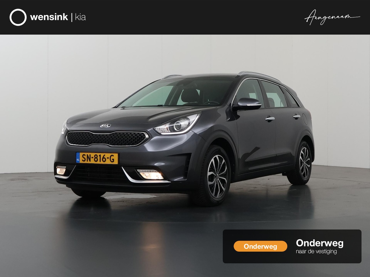 Kia Niro - 1.6 GDi Hybrid DynamicLine | Trekhaak | Navigatiesysteem | Parkeercamera | Stoelverwarmin - AutoWereld.nl