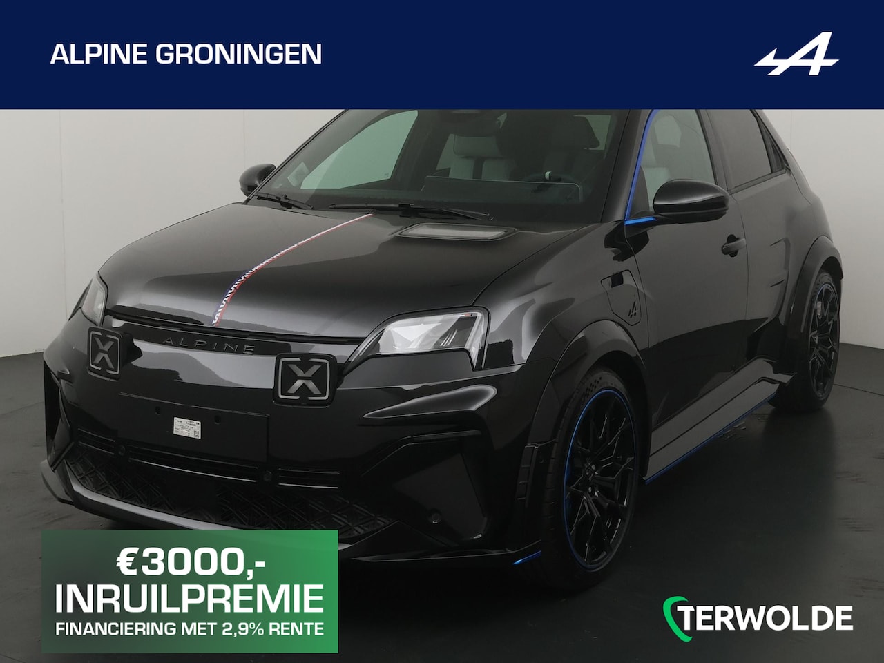 Alpine A290 - GTS 52 kWh |  Striping French Signature | Pack Driving | Pack Safety - AutoWereld.nl