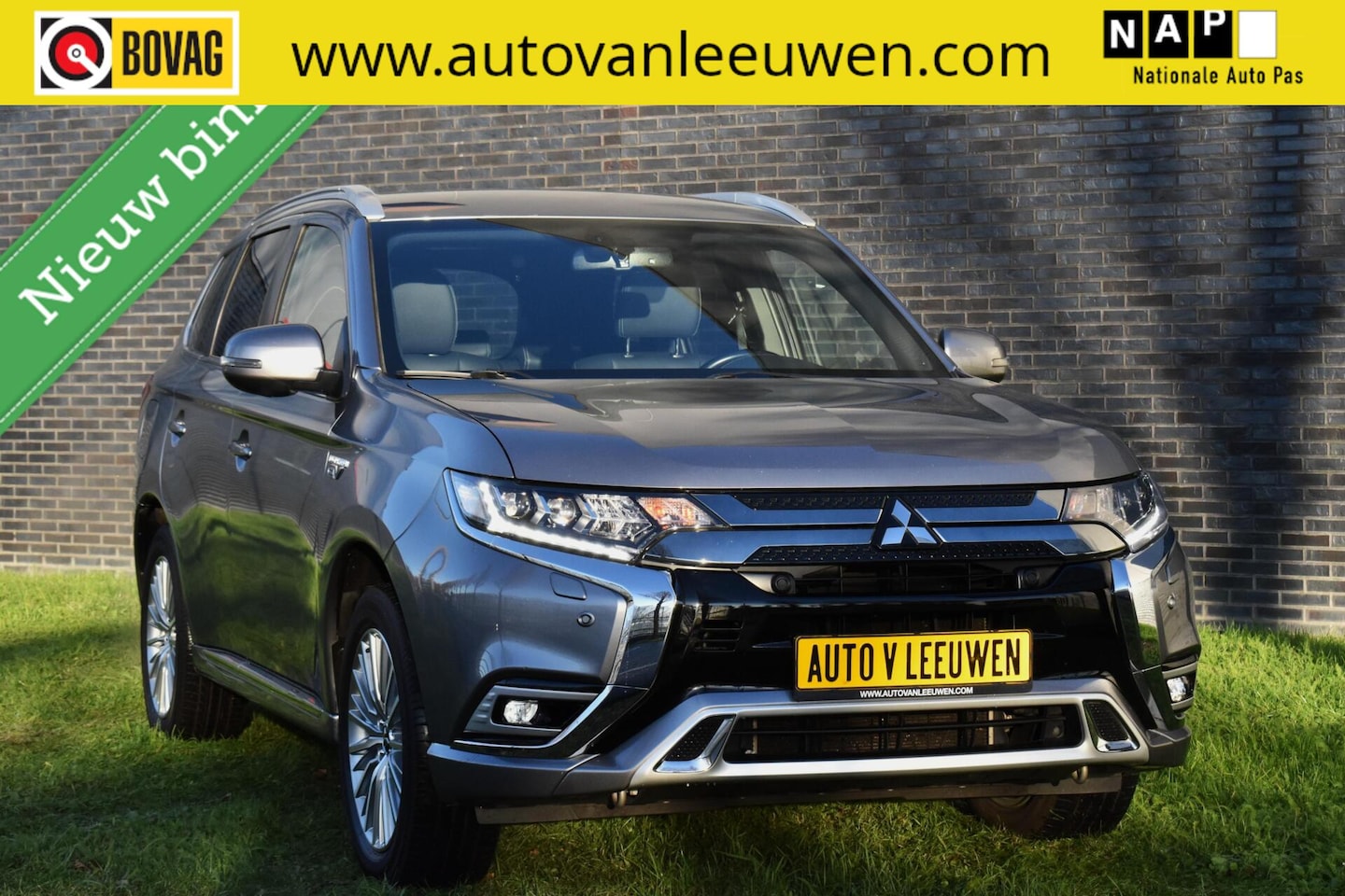 Mitsubishi Outlander - 2.4 PHEV Diamand LEDER VOL! 360º CAMERA/ELEK. A. KLEP/CARPLAY-ANDROID WIFI/ETC,! - AutoWereld.nl