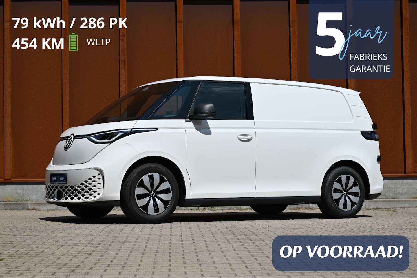 Volkswagen ID. Buzz Cargo - 79 kWh 286pk White Edition 454 km WLTP GROOTSTE ACCU - AutoWereld.nl