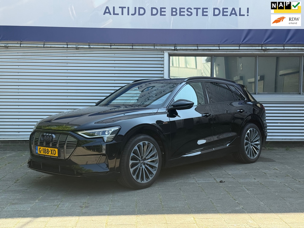 Audi e-tron - E-tron 55 quattro advanced S Line 95 kWh l Trekhaak l VDOH l Alarm l - AutoWereld.nl