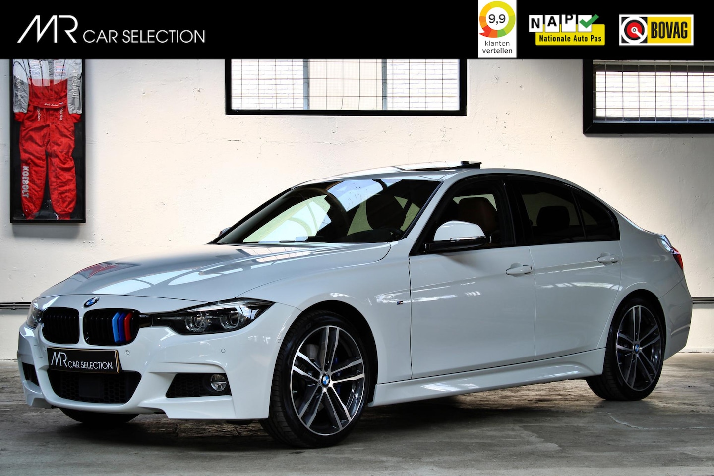 BMW 3-serie - 320i M Sport Edition | Schuifdak | Leder | Adapt. Cruise | Camera | Head-Up | Trekhaak | N - AutoWereld.nl
