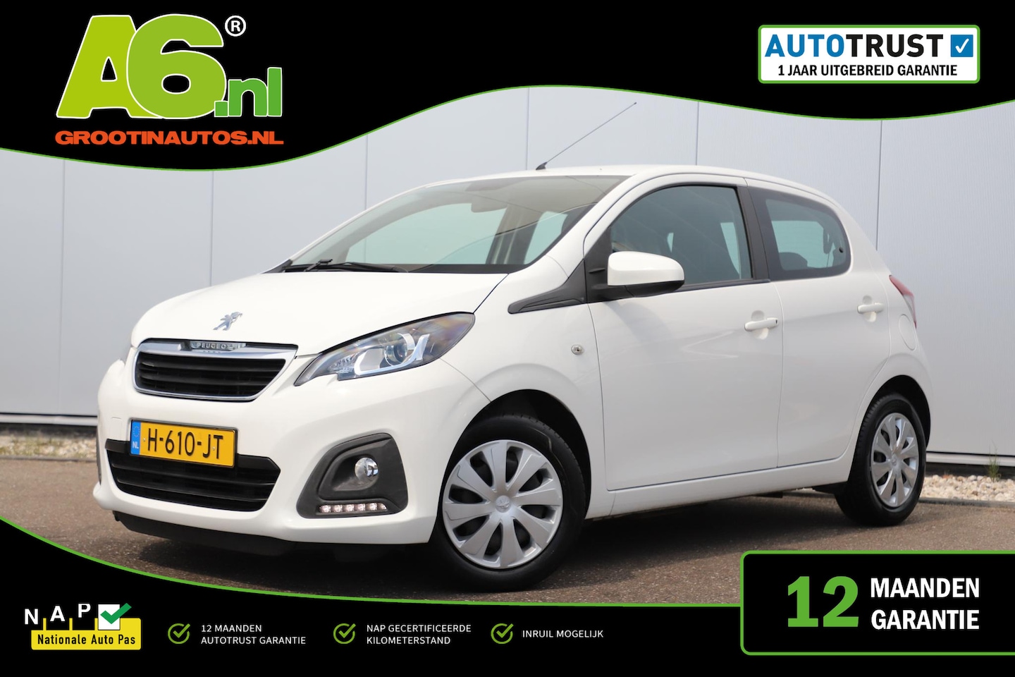 Peugeot 108 - 1.0 e-VTi Active Airco Radio Bluetooth Elektrische Ramen Centrale Vergrendeling - AutoWereld.nl