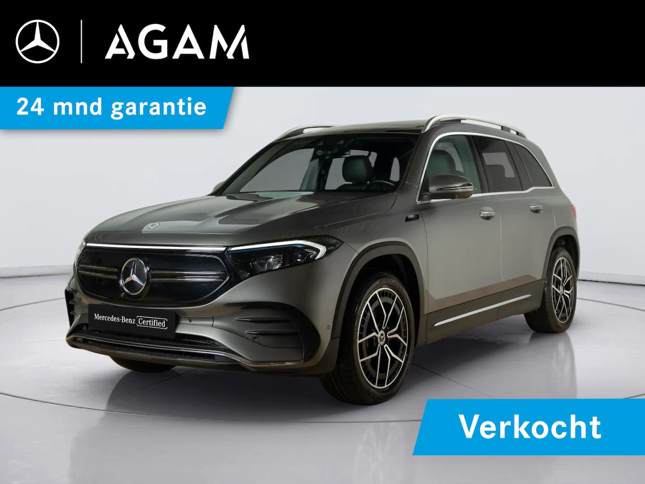 Mercedes-Benz EQB - 300 4MATIC AMG Line 7p. 67 kWh | Panorama dak | Head-Up Display - AutoWereld.nl