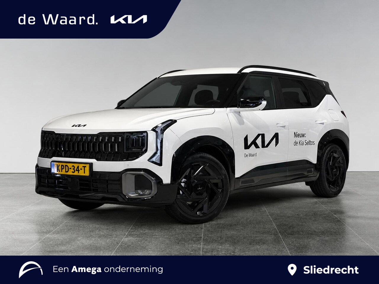 Kia Seltos - X-Line Demo Edition 1.6 T-GDi 180pk DCT7 | 19'' LM-VELGEN ZWART | 360° CAMERA | STOEL + ST - AutoWereld.nl