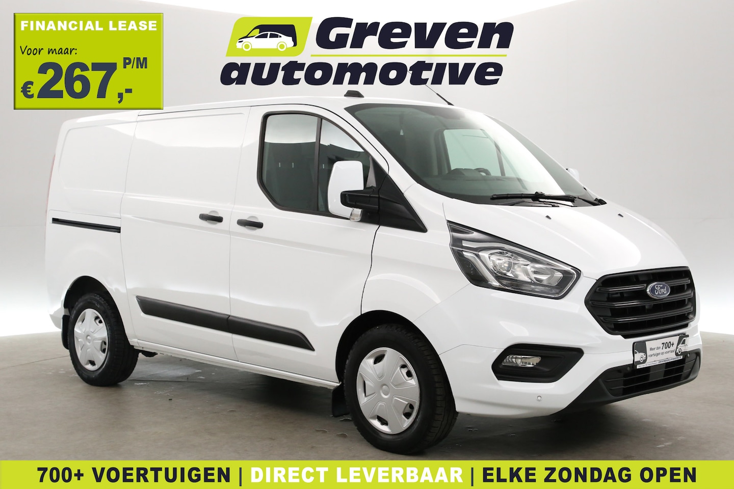 Ford Transit Custom - 2.0 TDCI L1H1 | Automaat | Airco | Cruise | 3 Zits | Parkeersensoren - AutoWereld.nl