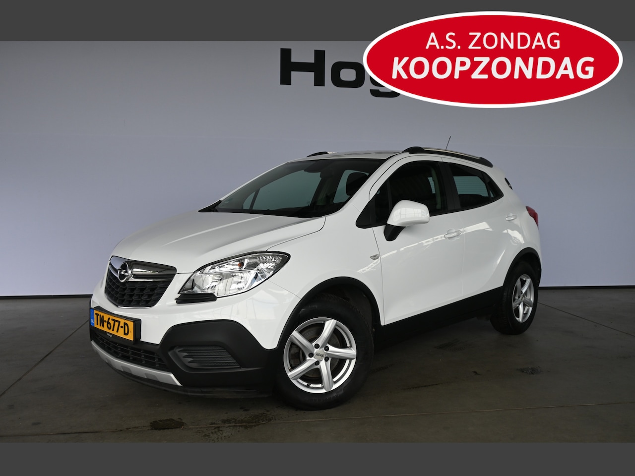 Opel Mokka - 1.6 Selection Airco Cruise Control Trekhaak Goed Onderhouden! Inruil Mogelijk! - AutoWereld.nl
