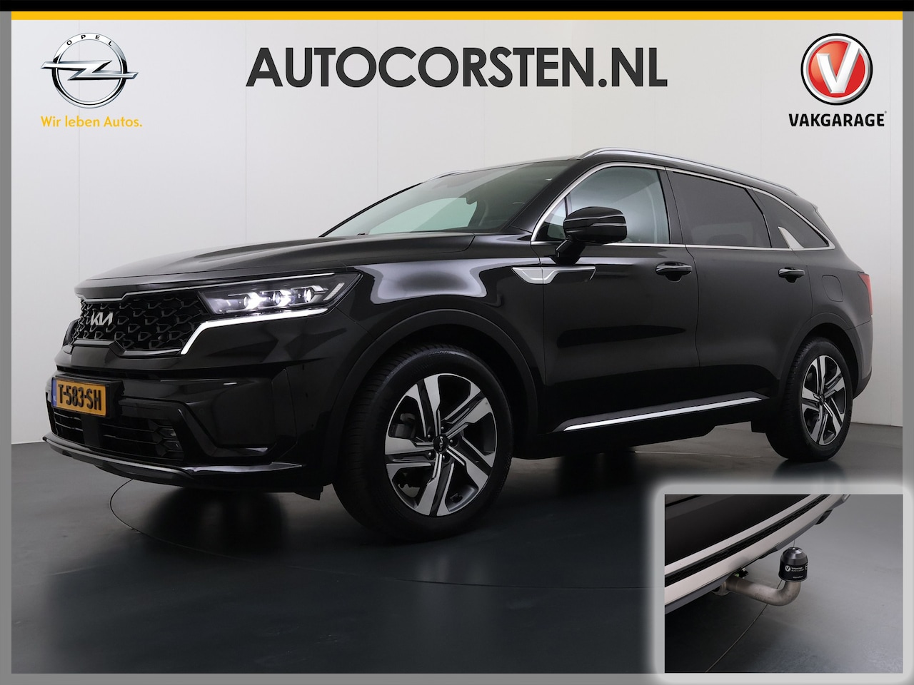 Kia Sorento - 1.6T-GDI 265PK 4WD Plugin Hybrid DynamicPlusLine 7-Persoons Panoramadak Leder Trekhaak Ada - AutoWereld.nl