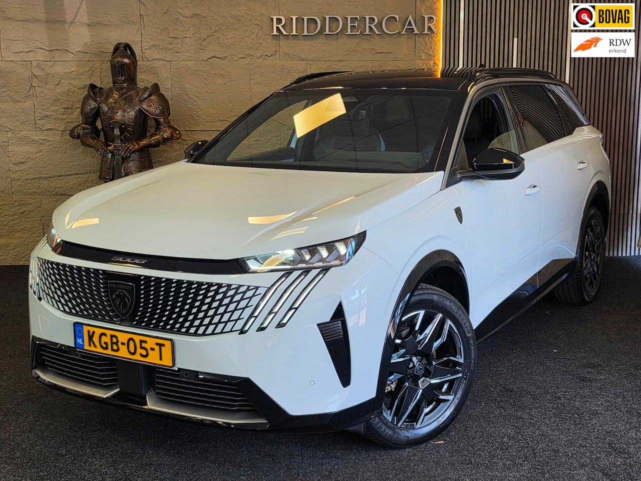 Peugeot 5008 - 1.2 Hybrid 136 GT-Line 7p|GARANTIE|ACC|CARPLAY|LED|LEDER|NAVI|STOELVERW - AutoWereld.nl