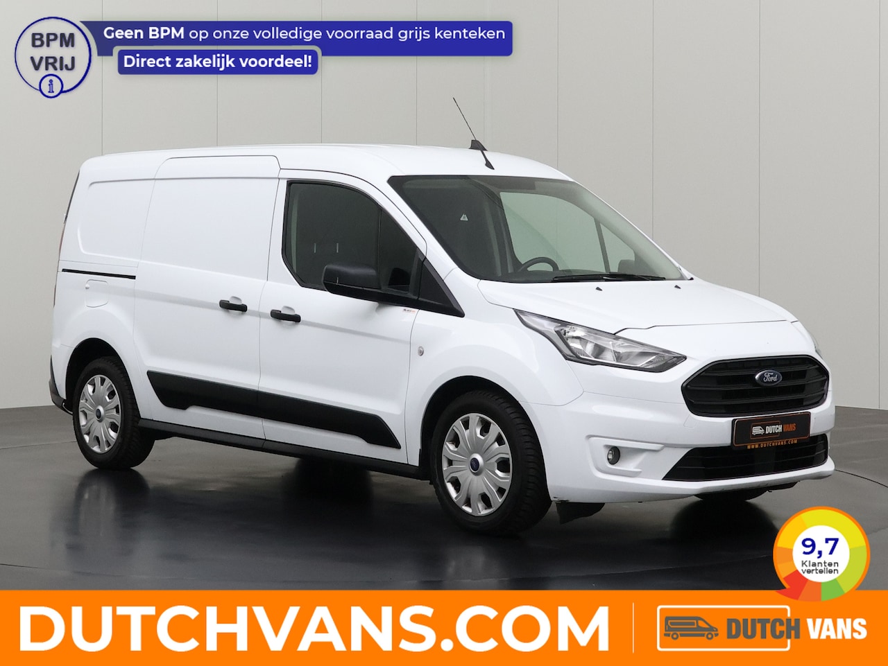 Ford Transit Connect - 100Pk Lang Business Benzine | Airco | Cruise | Betimmering - AutoWereld.nl