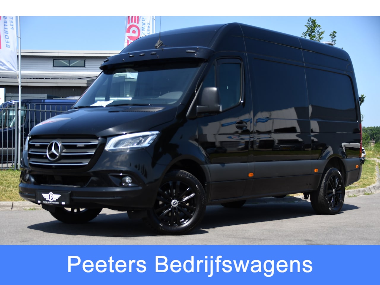 Mercedes-Benz Sprinter - 319 3.0 CDI L2H2 Black Edition Adaptieve Cruise, 360 Camera, Carplay, 190pk, LED, 10,5'' M - AutoWereld.nl