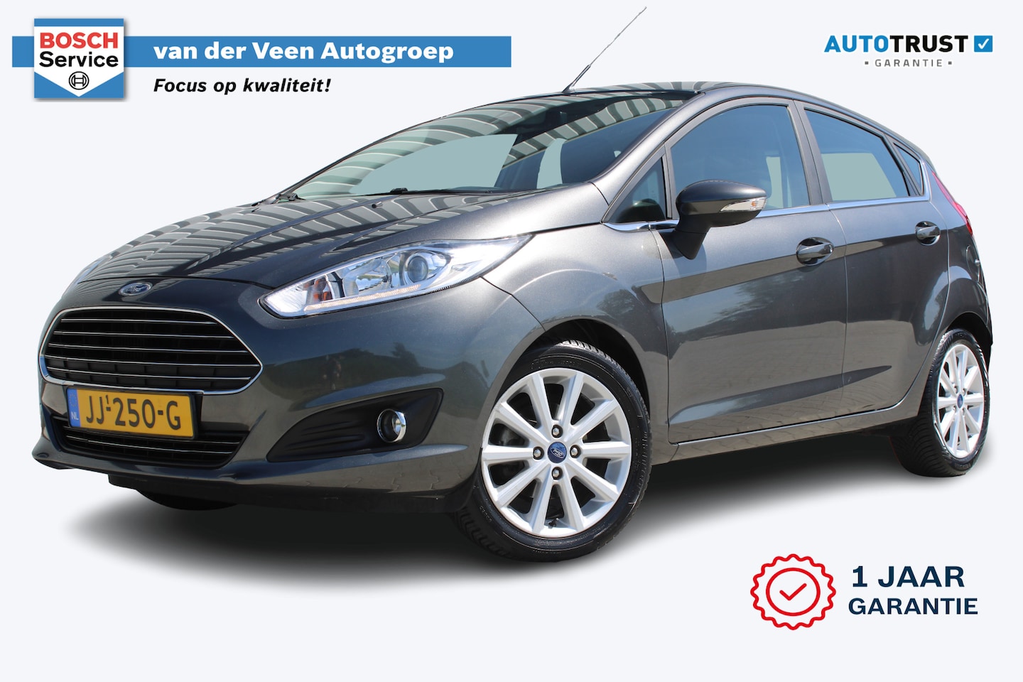 Ford Fiesta - 1.0 EcoBoost Titanium | Incl. 12 maanden garantie | Cruise control | 100% onderhouden | Cl - AutoWereld.nl