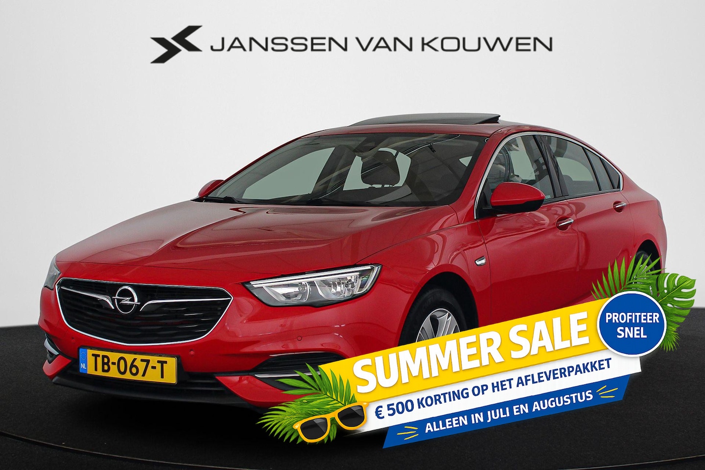 Opel Insignia Grand Sport - 1.5 Turbo Business Executive Schuif-/Kanteldak Trekhaak Achteruitrijcamera - AutoWereld.nl