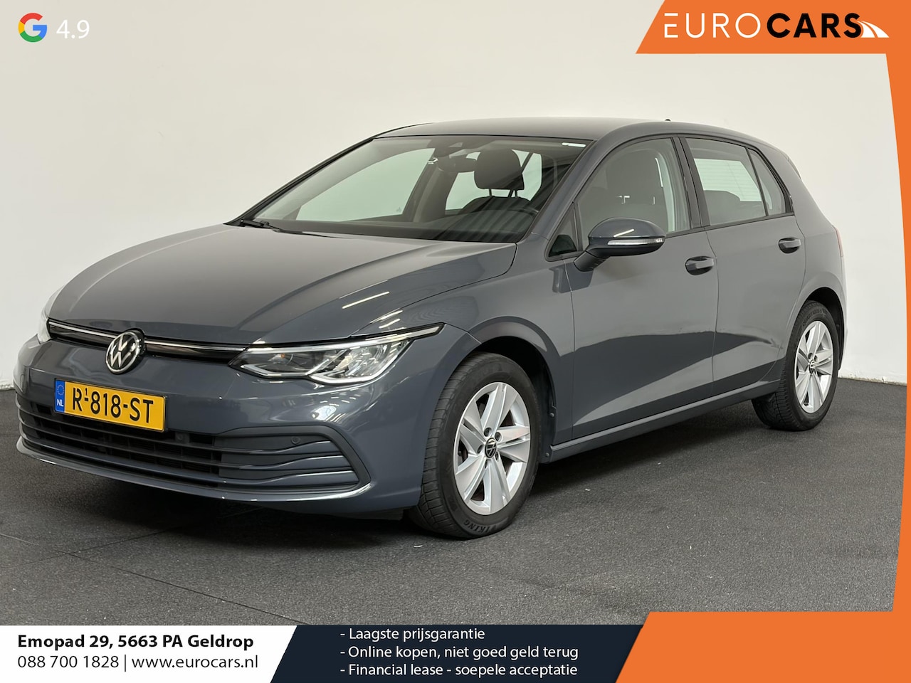 Volkswagen Golf - 1.0 eTSI 110pk Automaat Life Climate control LED Lane Assist App Connect Cruise Control Cl - AutoWereld.nl