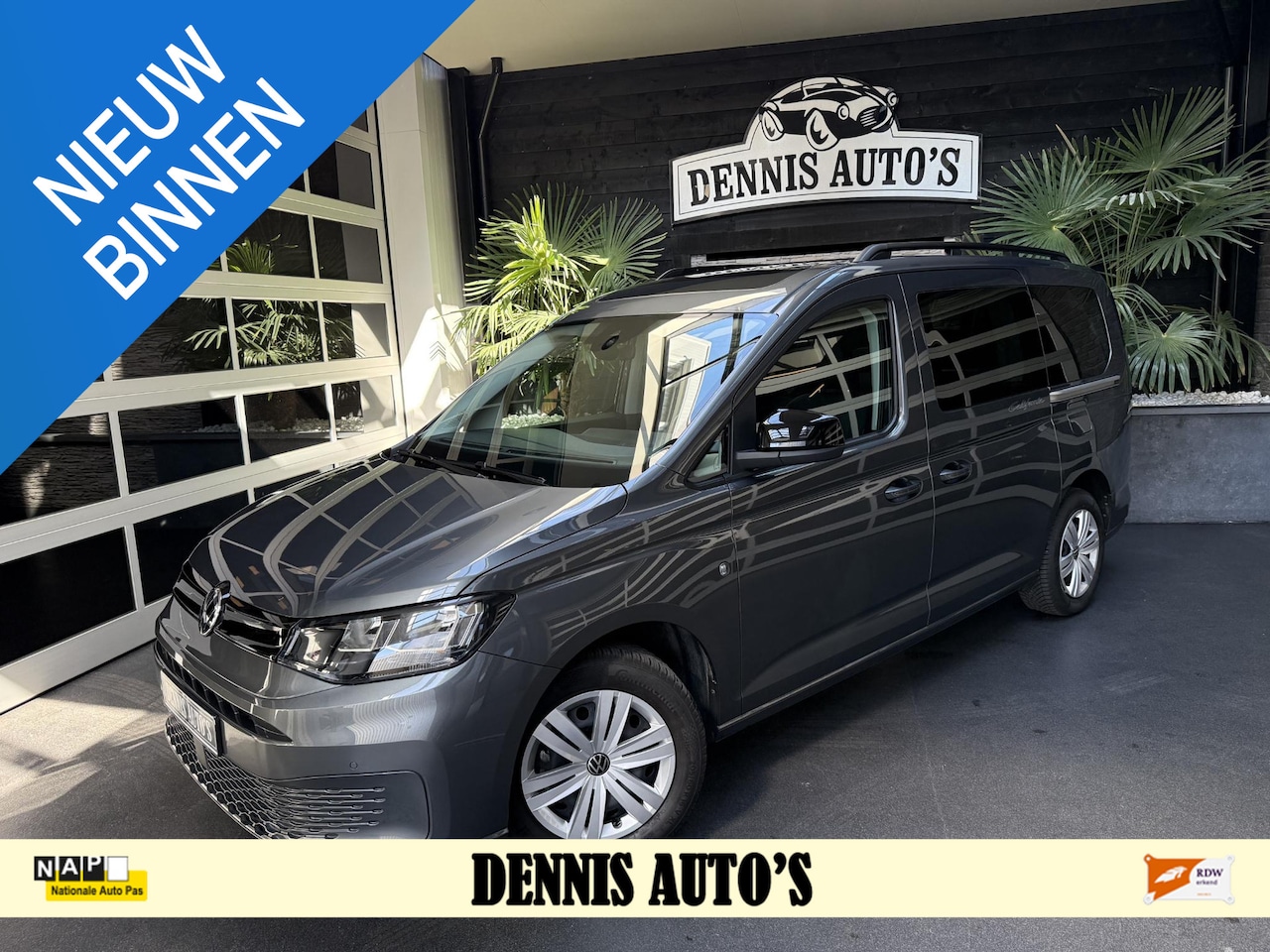Volkswagen Caddy - 1.5 TSI CALIFORNIA CAMPER GROOT PANORAMA DAK! - AutoWereld.nl