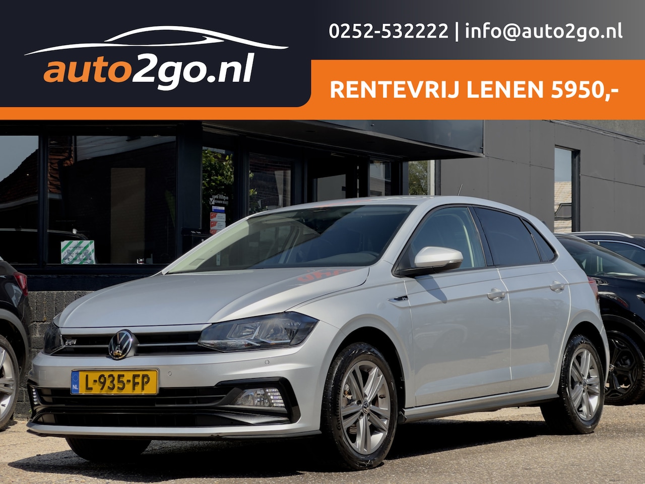 Volkswagen Polo - 1.0 TSI AUT7 R-LINE HIGHLINE NAVI DIGI-DASH APPLE-CARPLAY LED LMV PDC - AutoWereld.nl