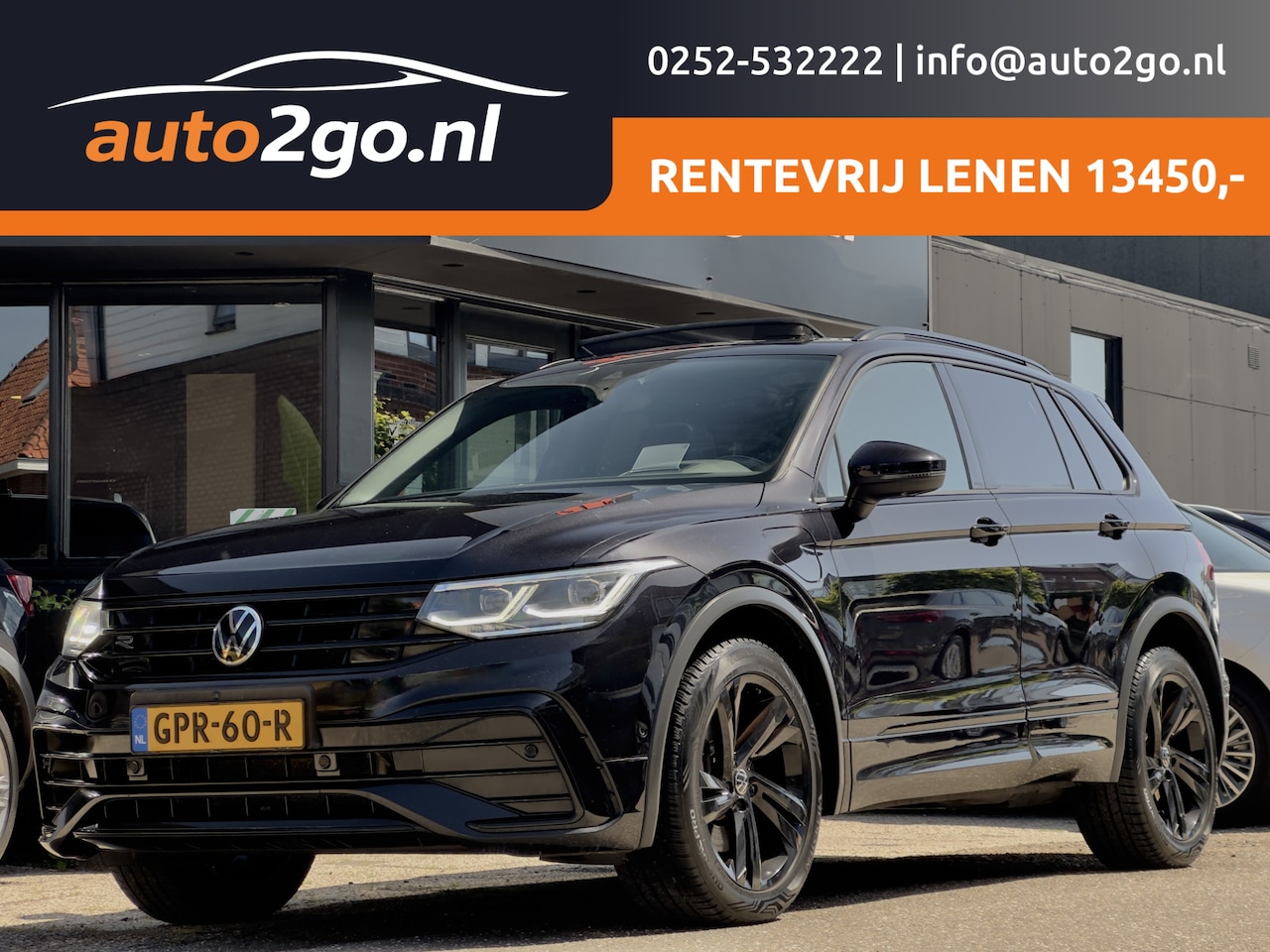 Volkswagen Tiguan - 1.4 TSI AUT6 EHYBRID 3X R-LINE + BLACK-EDITION PANODAK LEDER NAVI CAMERA DIGI-DASH APPLE=C - AutoWereld.nl