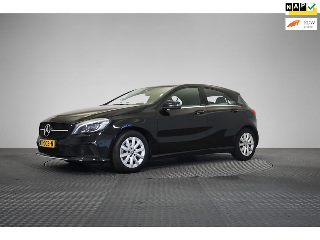 Mercedes-Benz A-klasse - 160 Ambition 160 Ambition, noten leder, navi, lm, NL auto, compleet - AutoWereld.nl