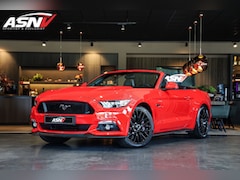 Ford Mustang Convertible - 5.0 GT, 422 PK, Navigatie/Grootbeeld/Sync, Stoelventilatie, Camera, Xenon, Race/Red, Black
