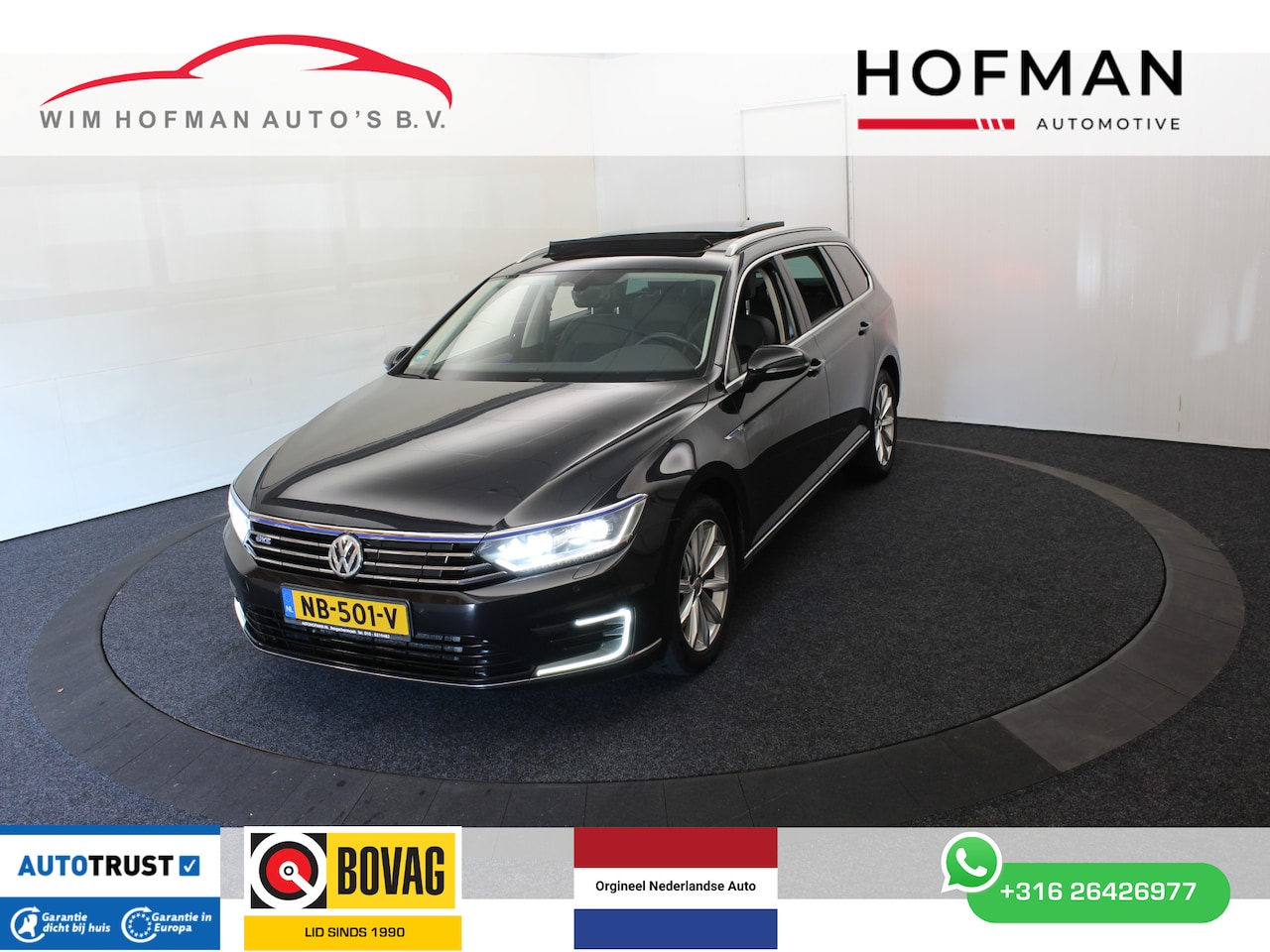 Volkswagen Passat Variant - GTE SOH 88% Virtual Trekh apk 02-2027 Leer Panodak Camera NAP - AutoWereld.nl