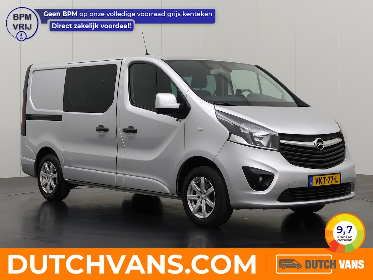 Opel Vivaro - 1.6CDTI 120PK Dubbele Cabine Sport | Navigatie | Camera | Airco | Cruise | Trekhaak - AutoWereld.nl