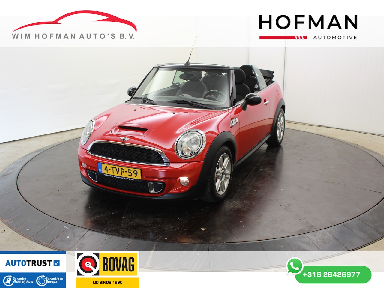 MINI Cabrio - Cooper S 184 PK | Climate | Onderh boekjes | Leder | - AutoWereld.nl