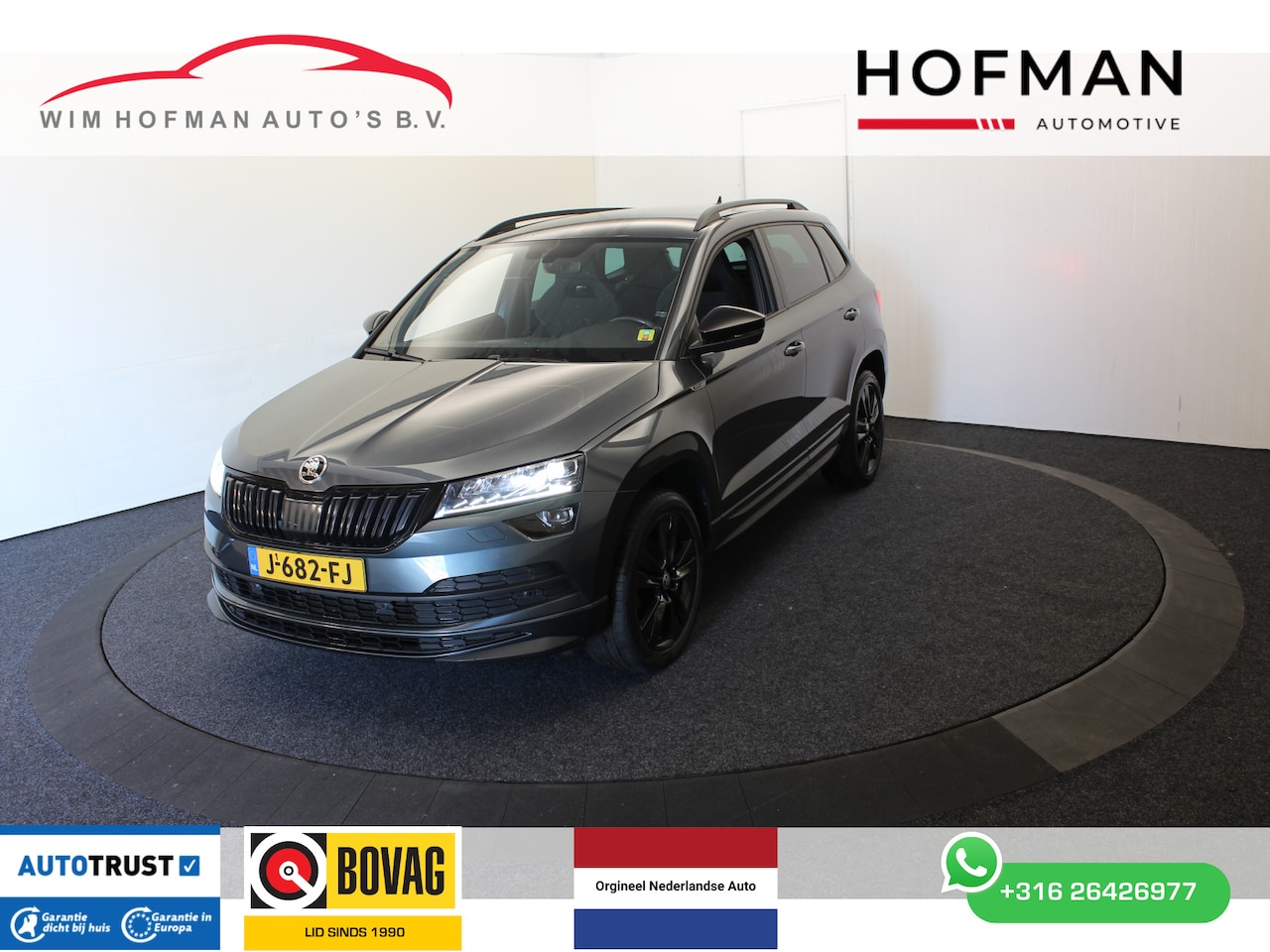 Skoda Karoq - 1.5 TSI ACT Sportline Business Camera Virtual Sport Stoelen Virtual Cockpit Camera Navi St - AutoWereld.nl