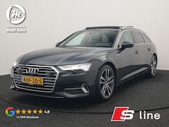 Audi A6 Avant - 50 TFSI e quattro S Line PHEV 300pk | Trekhaak Af Fabriek | Panodak | 360 Camera | Head Up