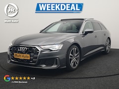 Audi A6 Avant - 50 TFSI e quattro S Line PHEV 300pk Dealer O.H | Panodak | Head Up | Adaptive Cruise | Led