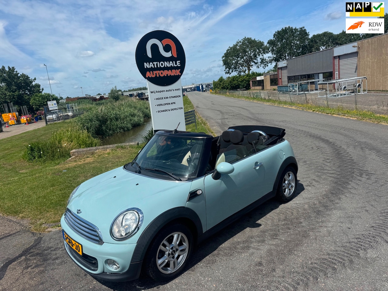 MINI Cabrio - 2013 * 1.6 One Pepper * APK 2027 * NETTE AUTO !! - AutoWereld.nl