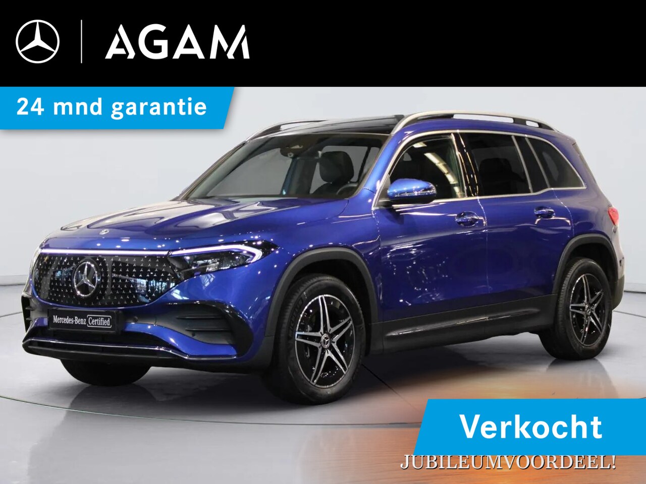Mercedes-Benz EQB - 250+ AMG Line 7p. 71 kWh Panorama dak - AutoWereld.nl